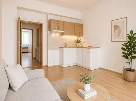 Prodej bytu, 2+kk, 53,74 m²