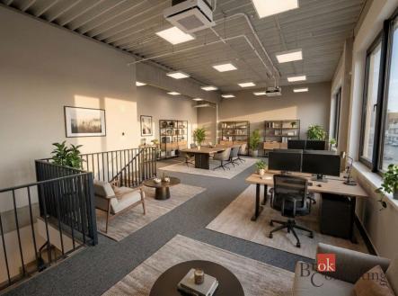 Pronájem komerčního objektu, administrativní budova, 444 m²
