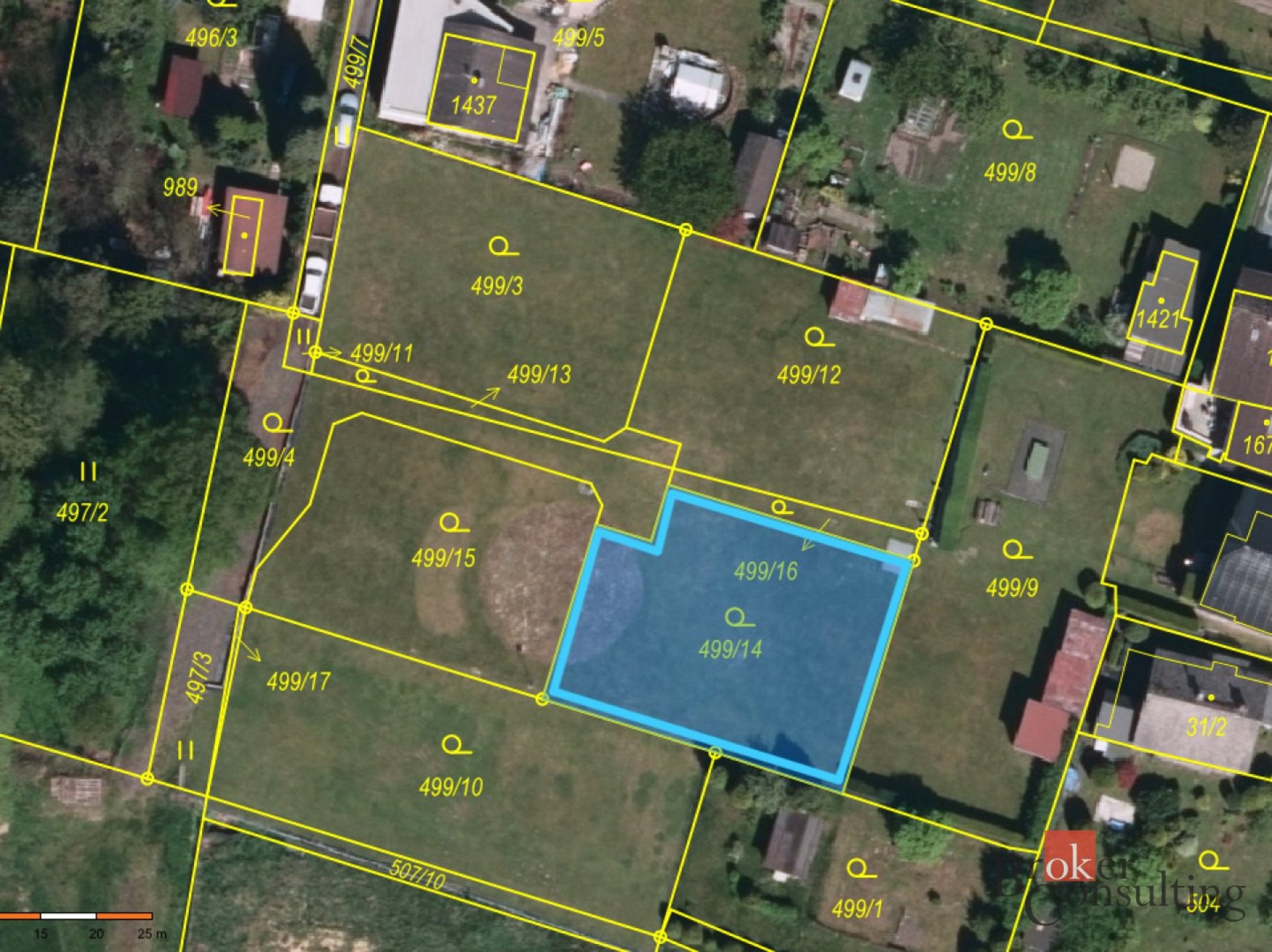 prodej pozemku se stavebním povolením Michálkovice