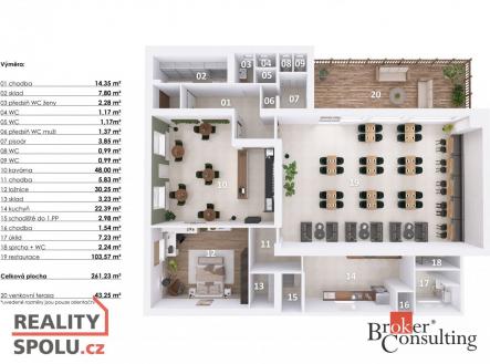 Pronájem komerčního objektu, jiný, 257 m²