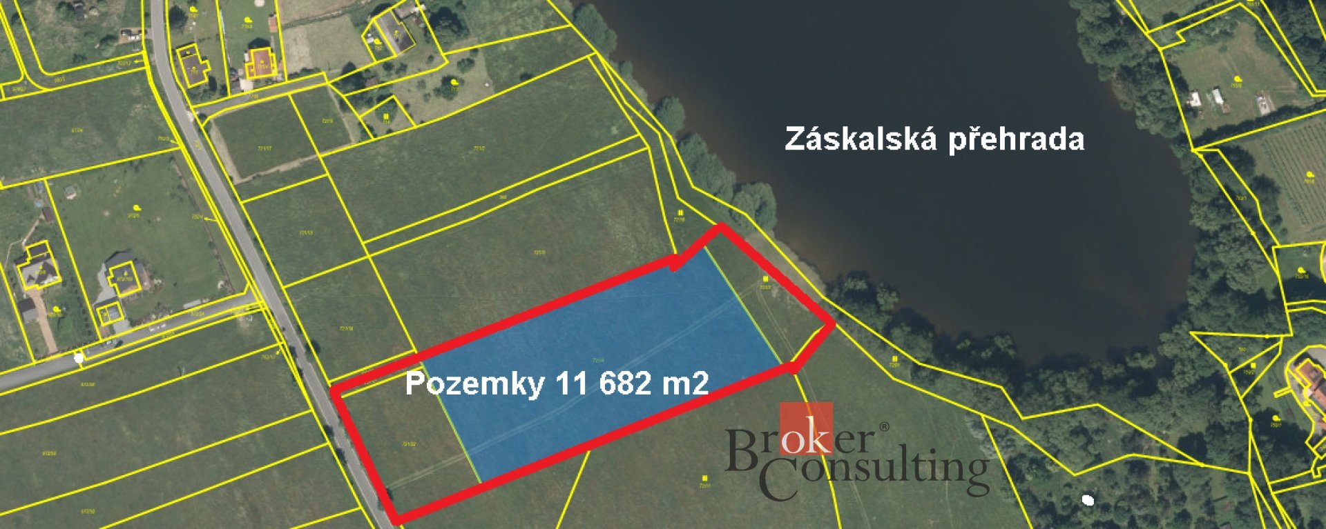Prodej, pozemky/louka, 11682 m2, 26762 Chaloupky, Beroun [ID 84802]