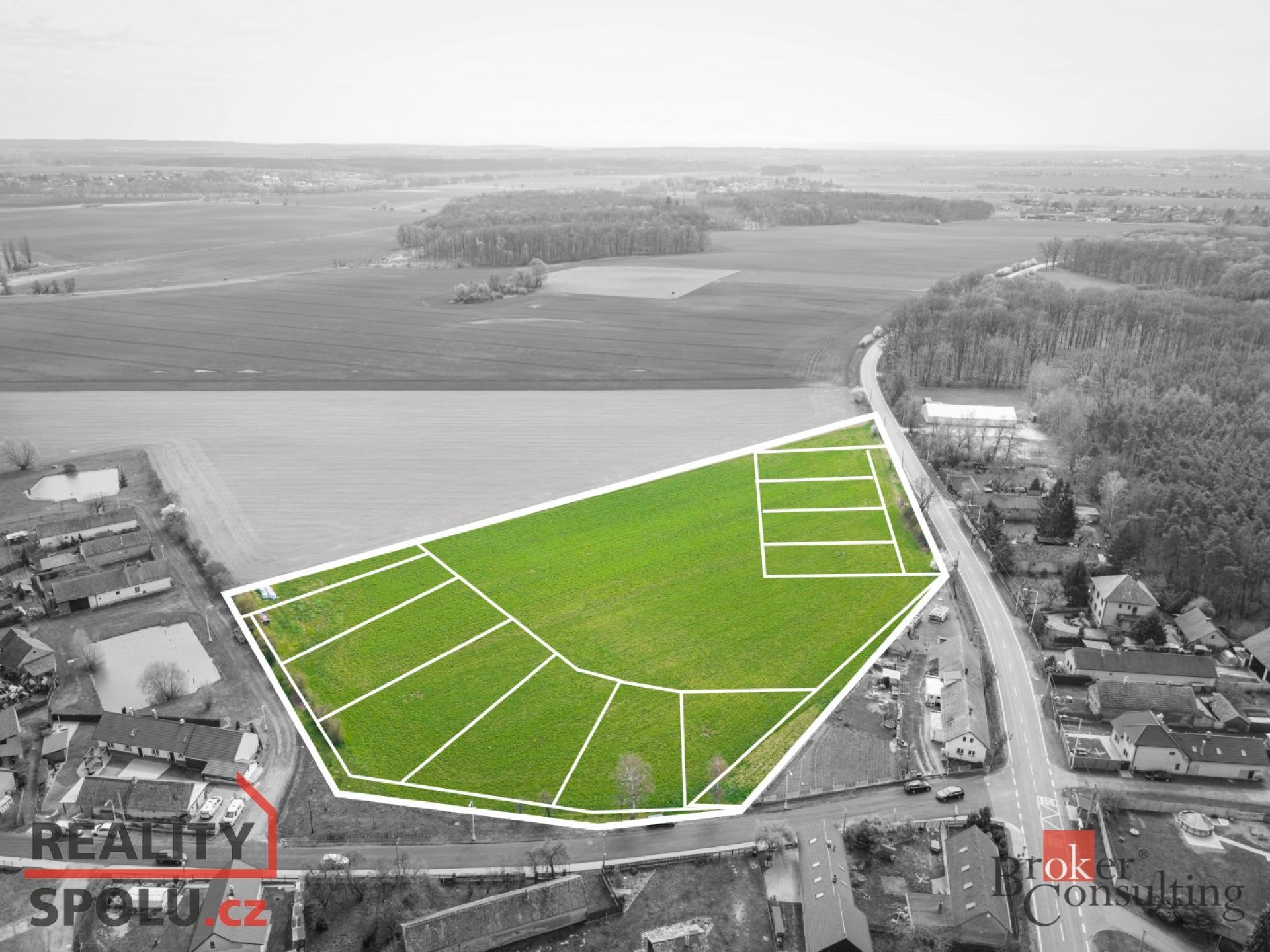 Prodej, pozemky/bydlení, 23509 m2, 50401 Zachrašťany, Hradec Králové [ID 84008]