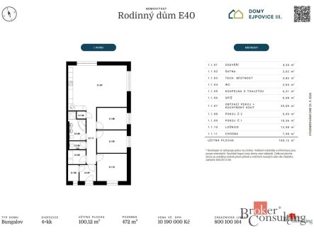 Prodej domu/vily, 100 m²