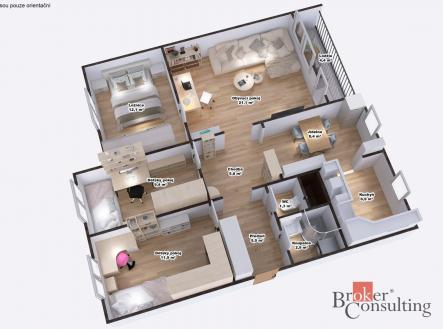 Prodej bytu, 5+1, 86 m²