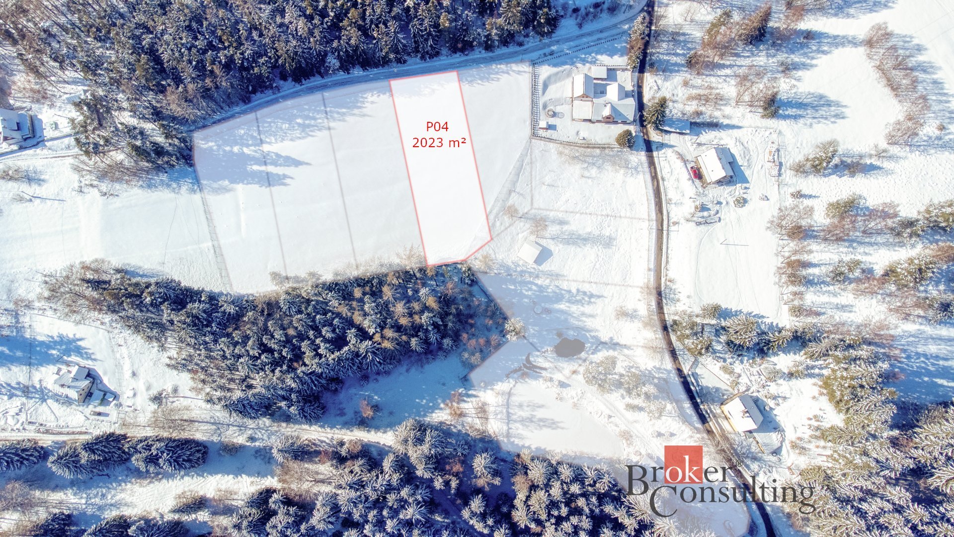 Stavební pozemek P04 o výměře 2 023 m² v krásné a klidné lokalitě Nový Fojtov u Karlových Varů, kata