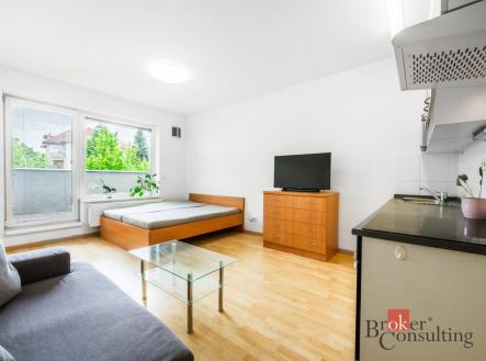Pronájem bytu, 1+kk, 35,4 m²