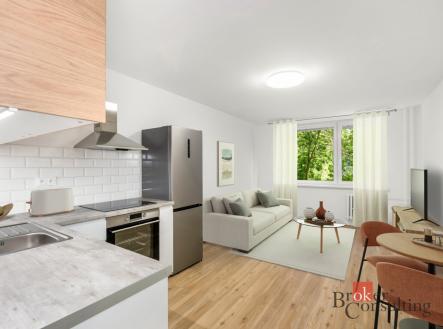 Pronájem bytu, 2+kk, 41 m²