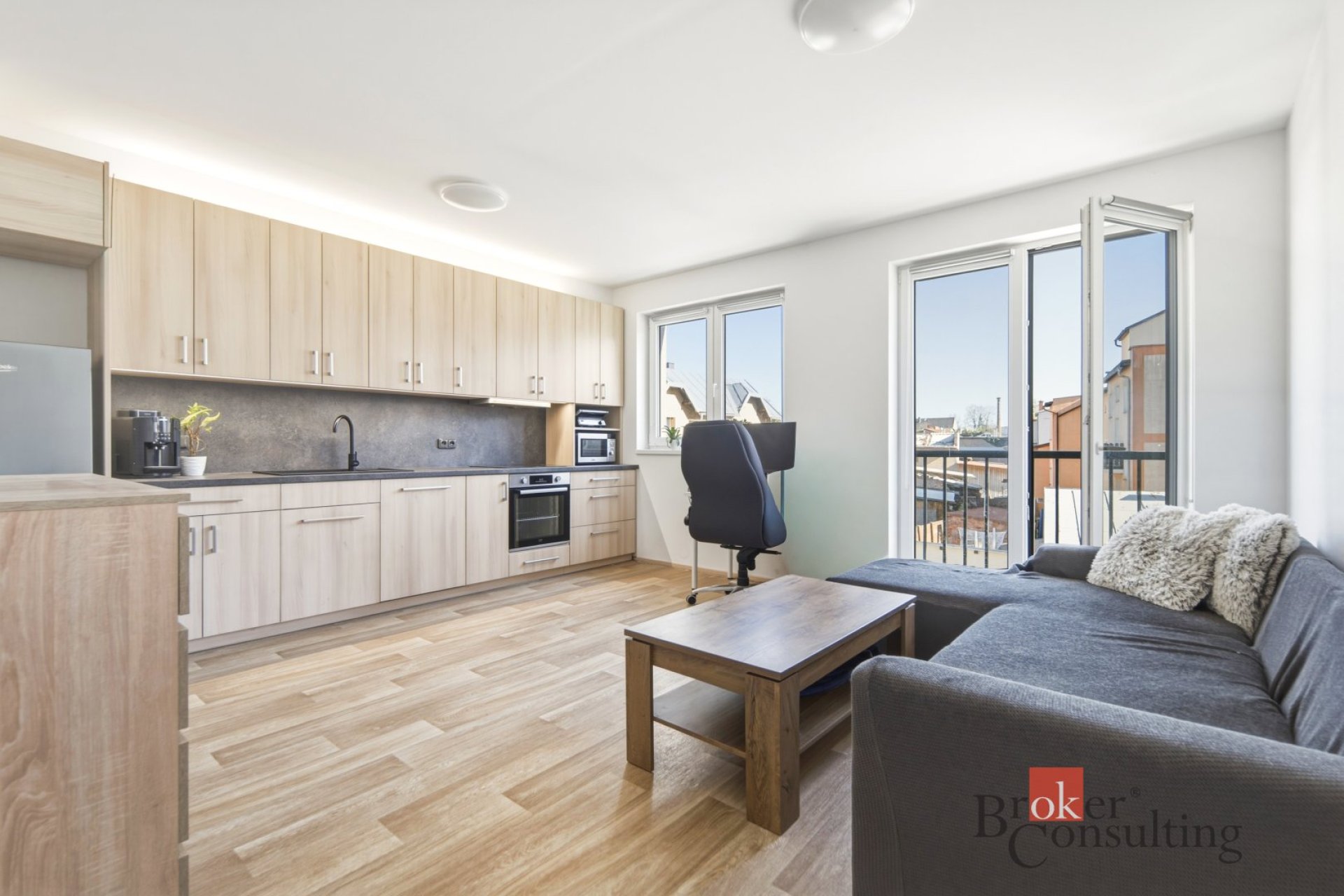 Pronájem, byty/2+kk, 43.5 m2, Husova 1035, 54931 Hronov, Náchod [ID 84936]