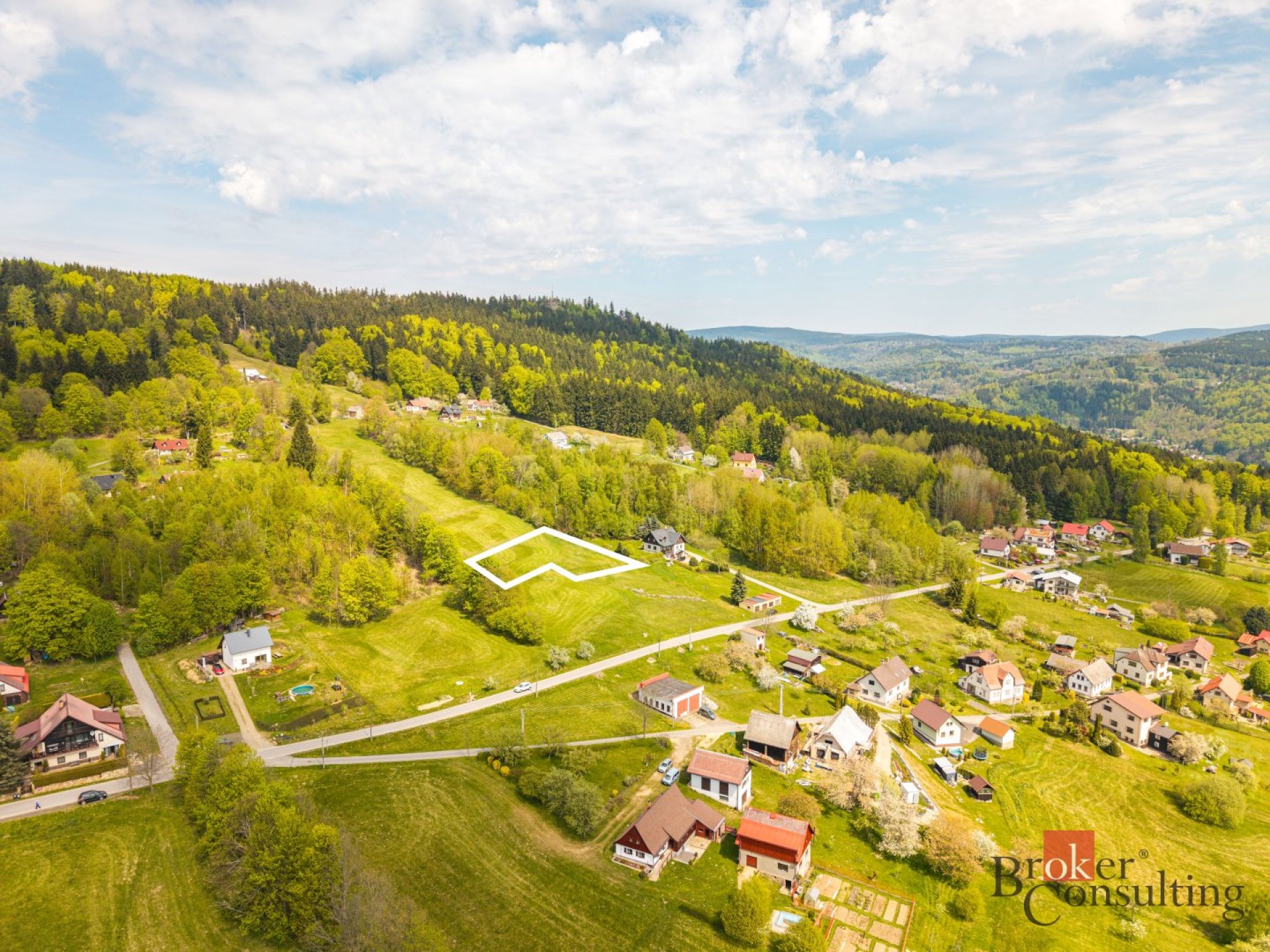 Prodej, pozemky/bydlení, 2523 m2, Velké Hamry , Jablonec nad Nisou [ID 84803]
