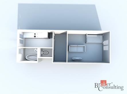 Pronájem bytu, 1+1, 33 m²