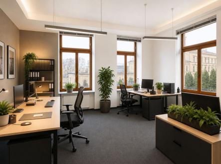 Pronájem komerčního objektu, administrativní budova, 35 m²