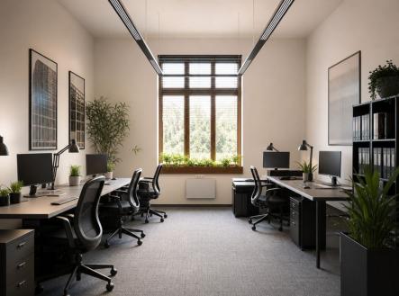 Pronájem komerčního objektu, administrativní budova, 30 m²