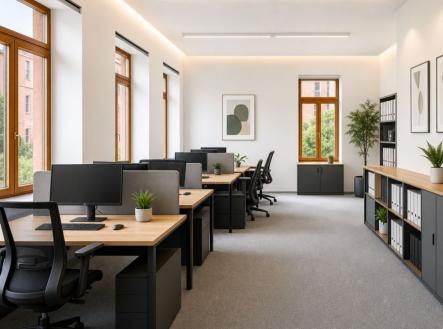 Pronájem komerčního objektu, administrativní budova, 30 m²