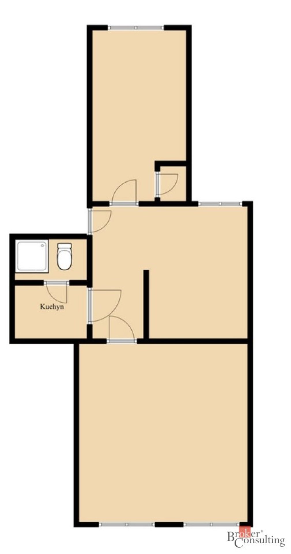 Pronájem, komerční/kanceláře, 76 m2, Pekárenská 330/12, 60200 Brno, Brno-město [ID 85660]