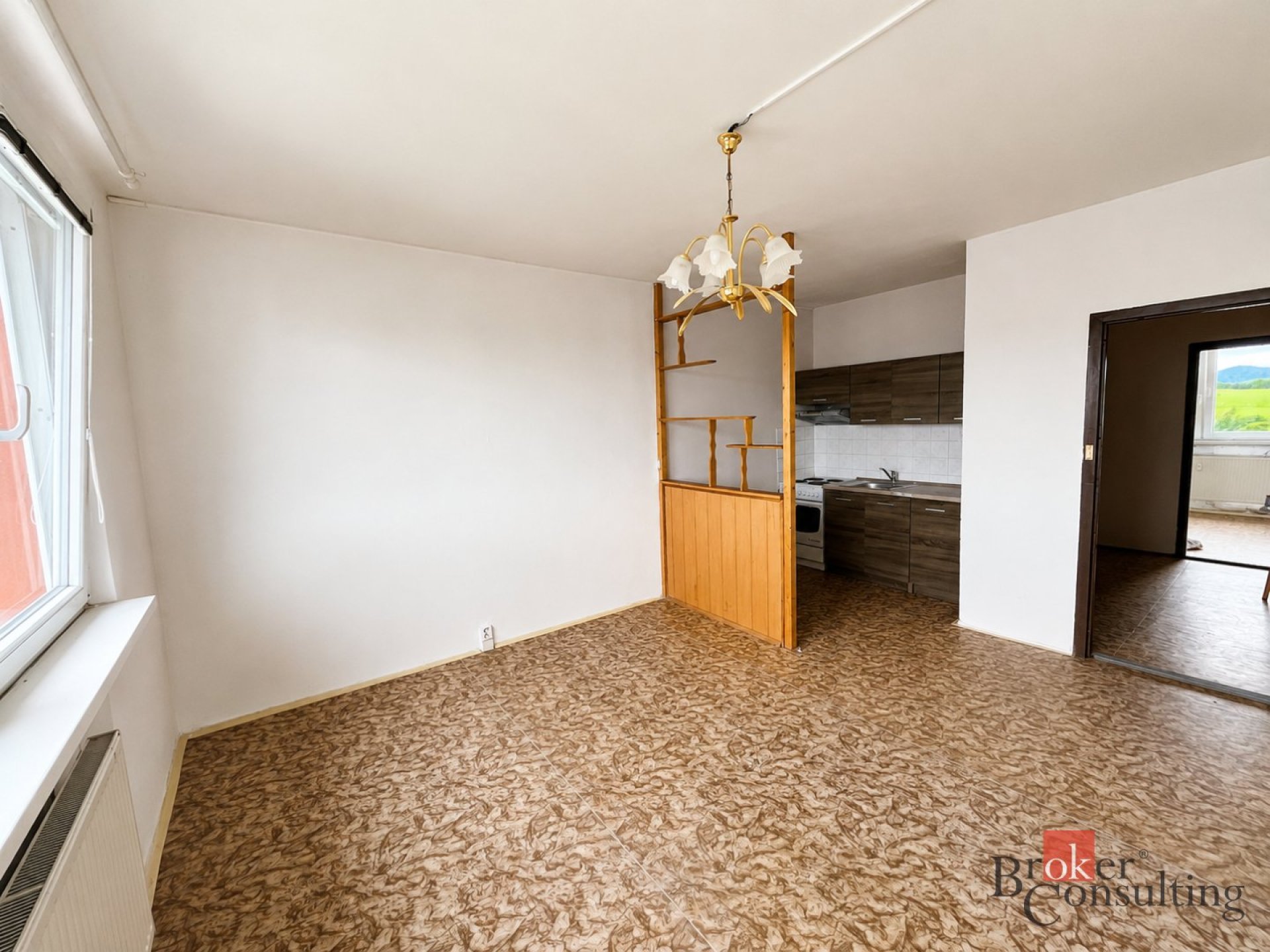 Pronájem bytu 1+1, 41,4 m², 7. patro s výtahem, Jihlavská ul. Česká Lípa