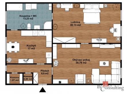 Prodej bytu, 2+1, 99 m²