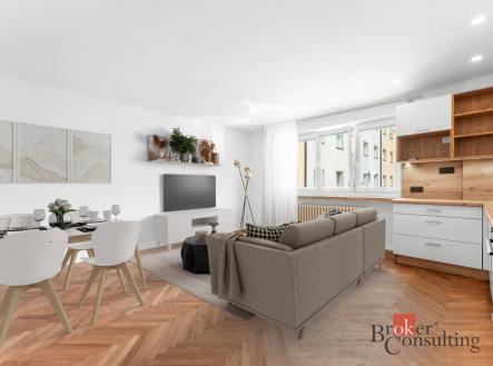 Pronájem bytu, 3+kk, 71,6 m²