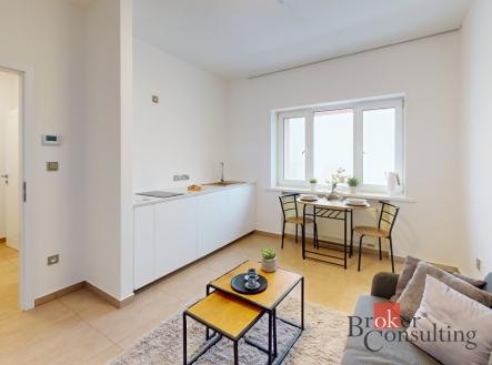 Pronájem bytu, 1+kk, 24,1 m²