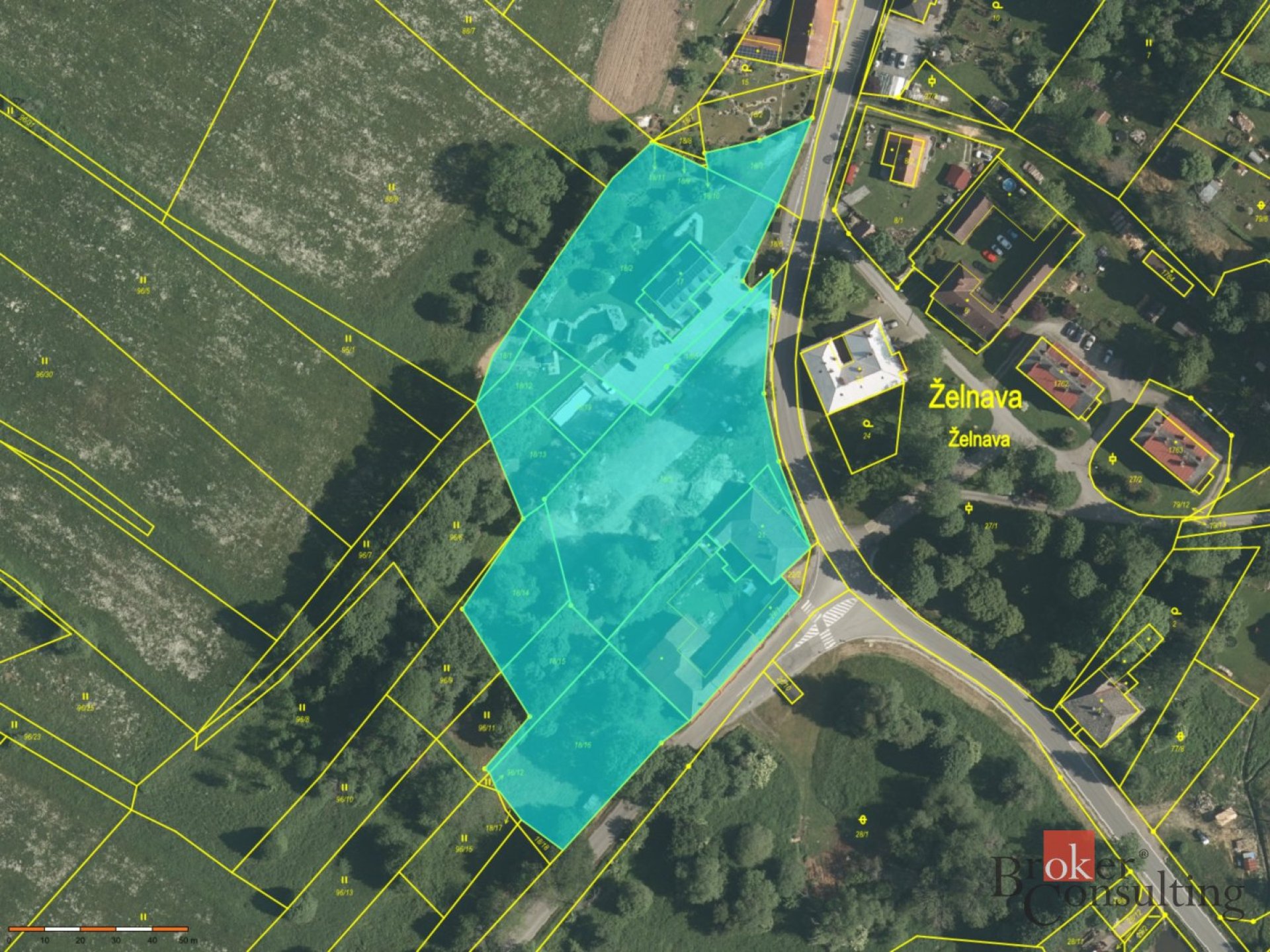 Prodej, pozemky/komerční, 12261 m2, 38451 Želnava, Prachatice [ID 85795]