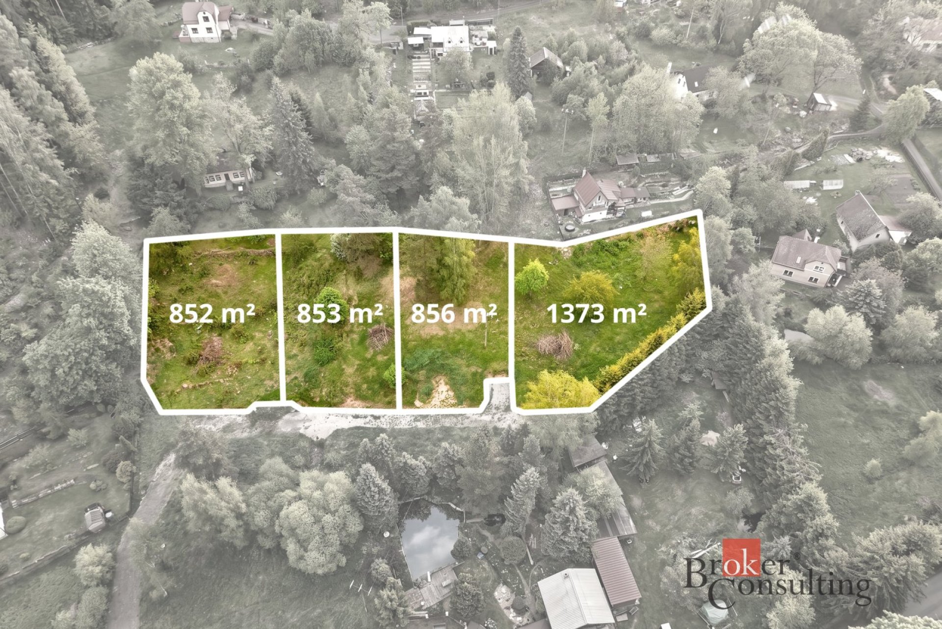 Prodej, pozemky/bydlení, 852 m2, Smolné Pece, Karlovy Vary [ID 86521]