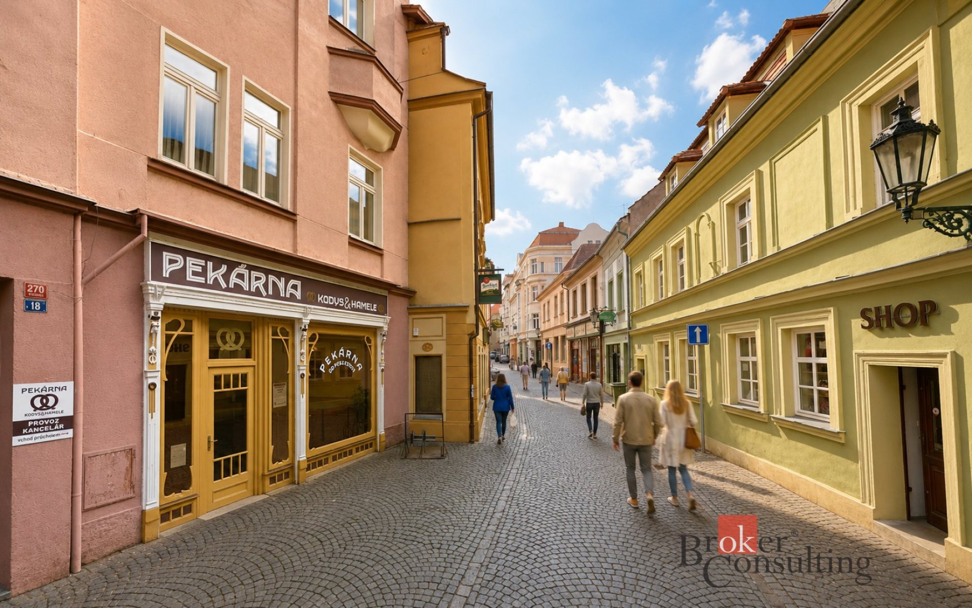 Činžovní dům v historickém centru Litoměřic