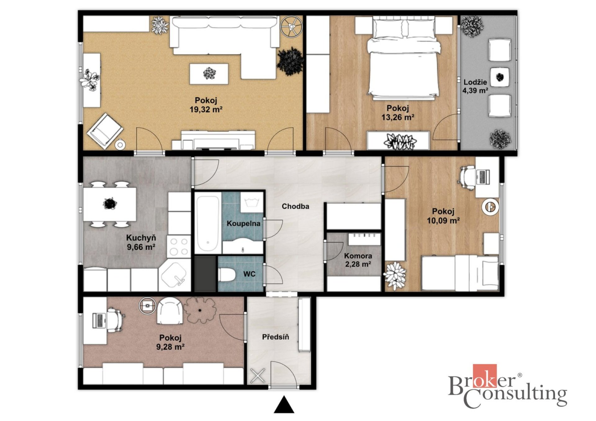 Prodej, byty/4+1, 96 m2, Bohušova 782, 34815 Planá, Tachov [ID 84728]