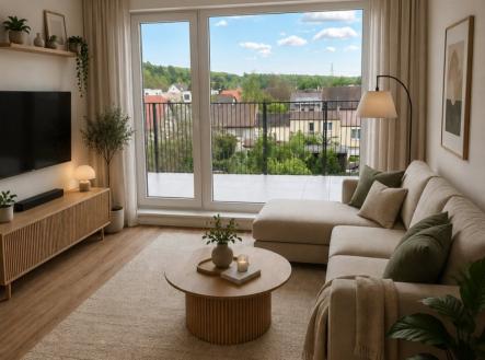 Pronájem bytu, 2+kk, 38 m²