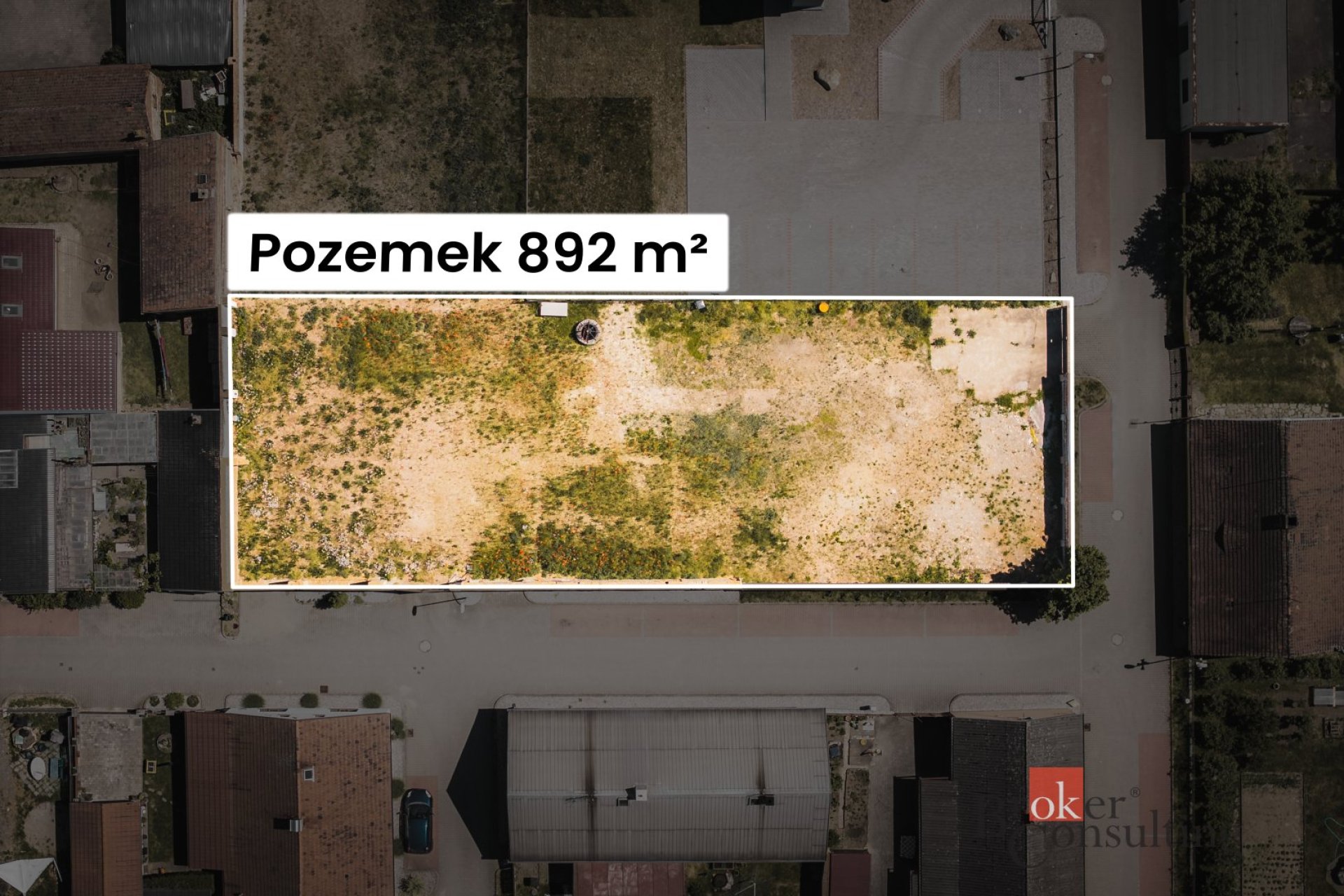 Stavební pozemek na 2 bytové domy