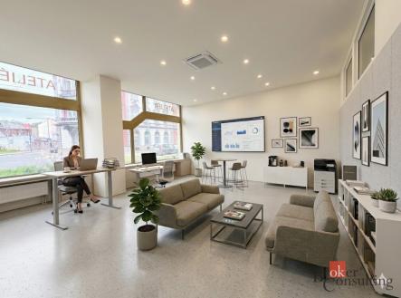 Pronájem komerčního objektu, administrativní budova, 141 m²