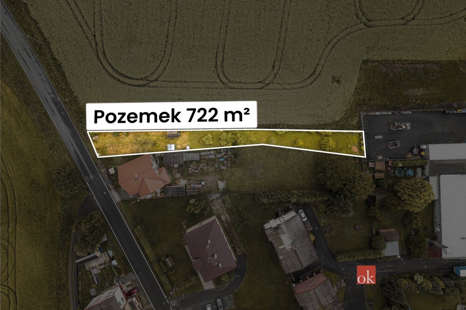 Prodej, pozemky/zahrada, 722 m2, Koloveč  [ID 86190]