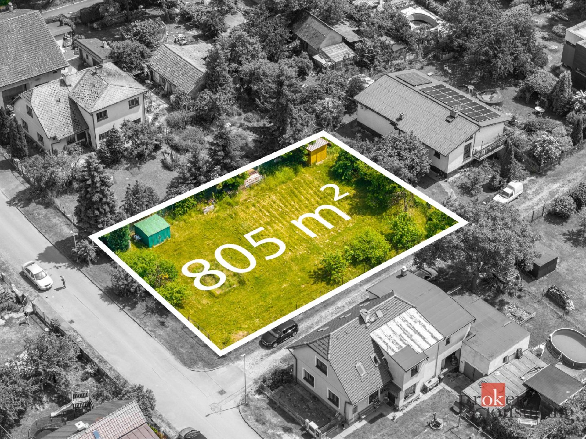 Prodej stavebního pozemku 805 m², Vlkov u Jaroměře