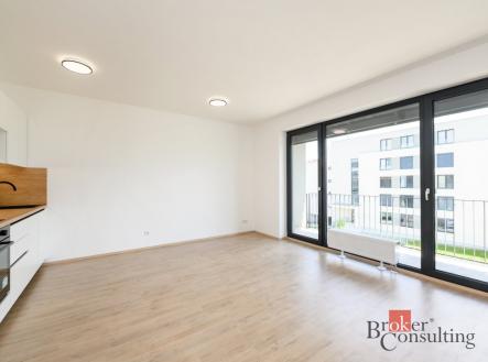 Pronájem bytu, 1+kk, 43,59 m²