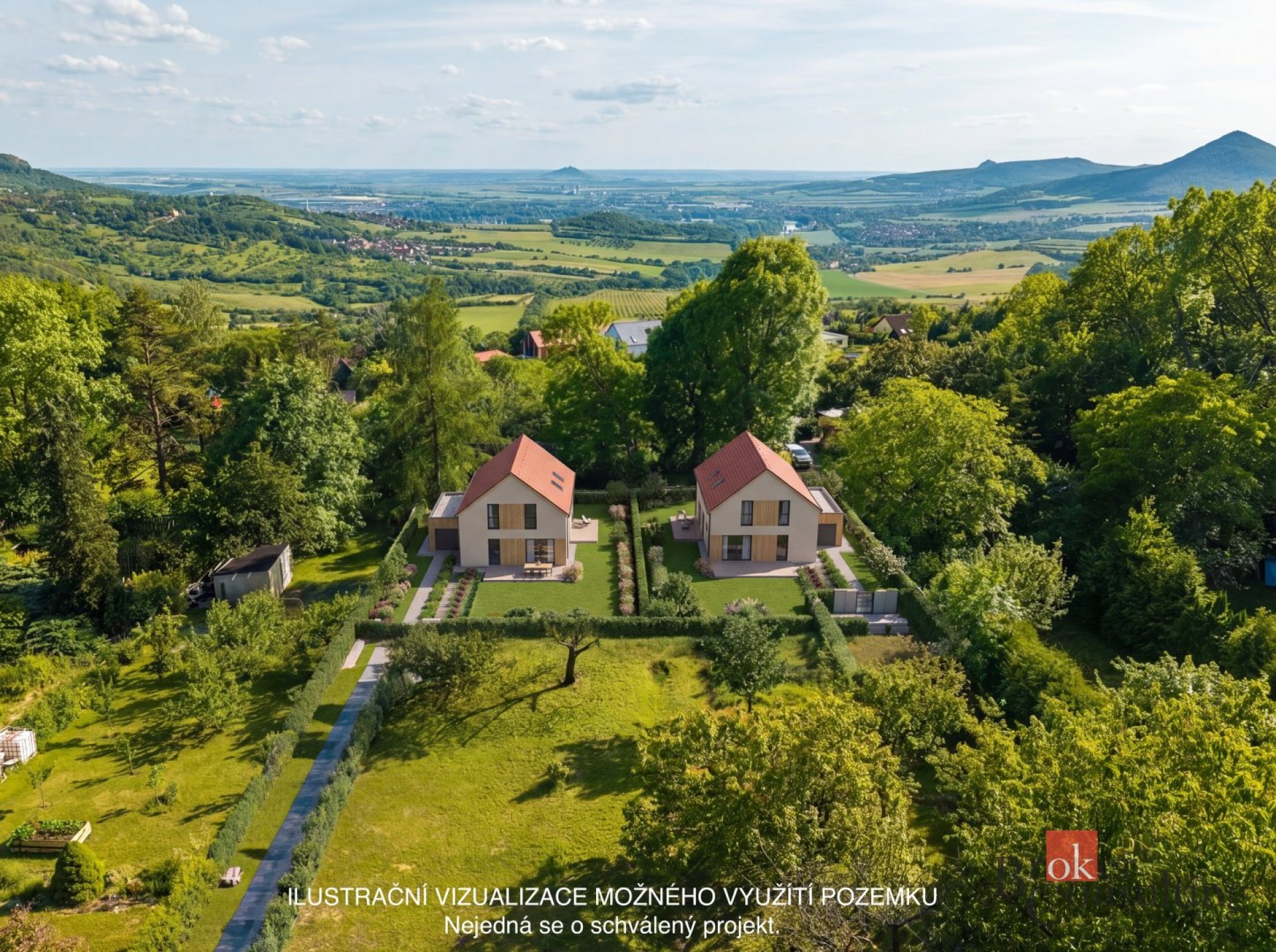 Prodej, pozemky/bydlení, 930 m2, Kamýk , Litoměřice [ID 86425]