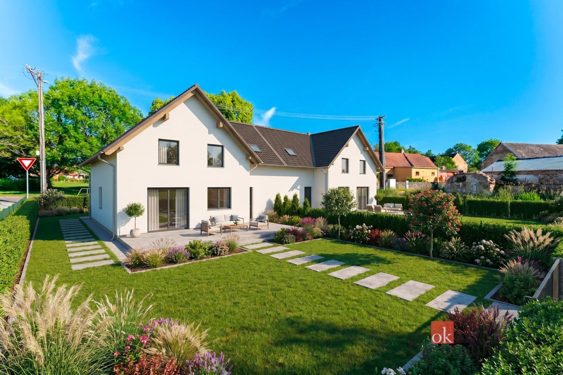 Novostavba rodinného domu 5+kk s garáží a zahradou | Myslibořice | 122 m² | Pozemek 329 m²