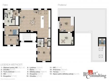 Pronájem bytu, 4+kk, 191 m²