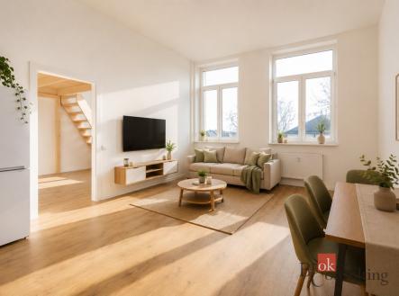 Prodej bytu, 2+kk, 51,6 m²