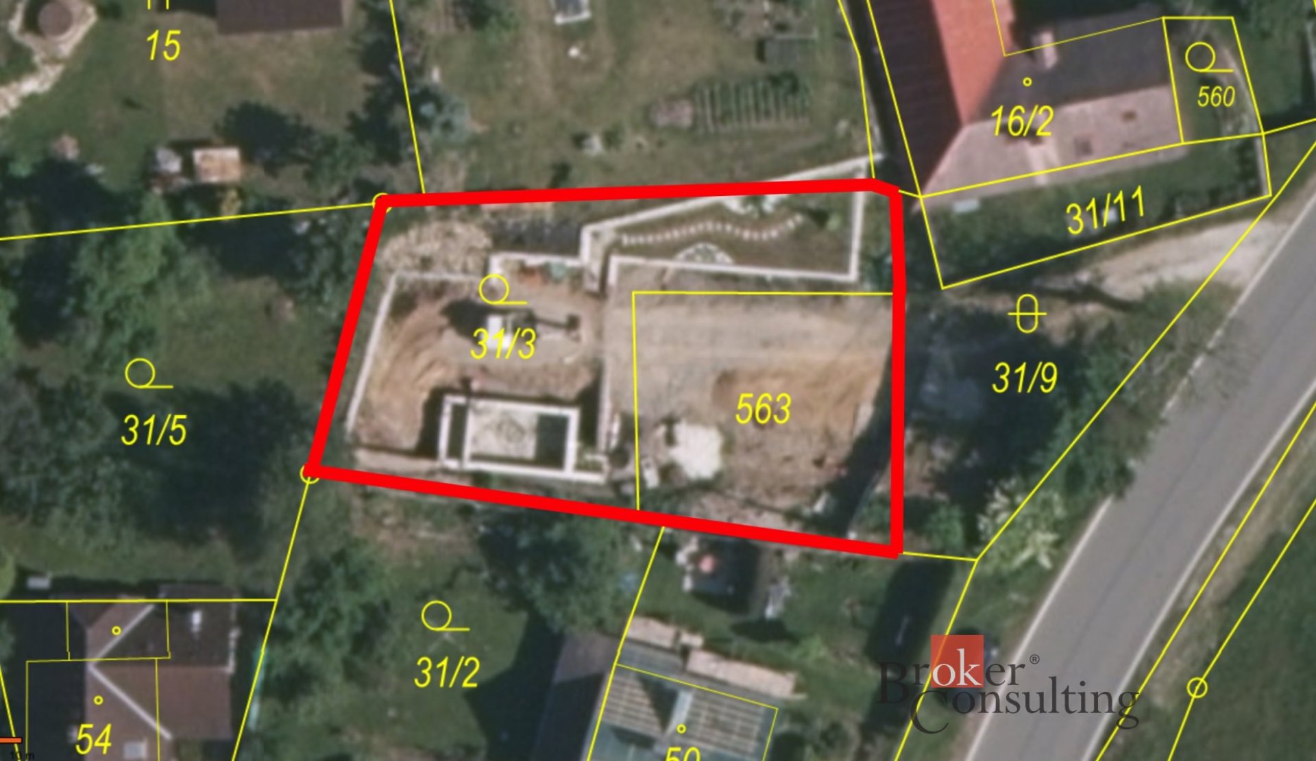 Prodej, stavební pozemek, 530 m2, Vacov - Čábuze