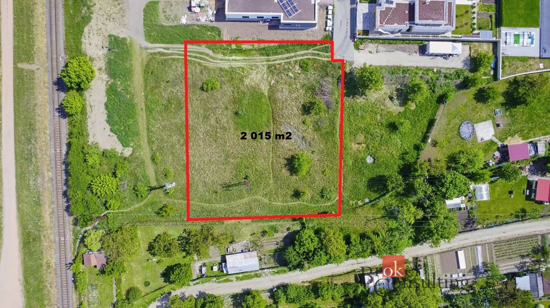 Prodej stavebního pozemku 2015 m2, Hodonín