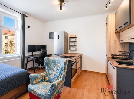 Prodej bytu, 1+kk, 32,8 m², Praha – náhled fotky 3