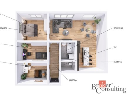 Prodej bytu, 4+kk, 85,19 m²