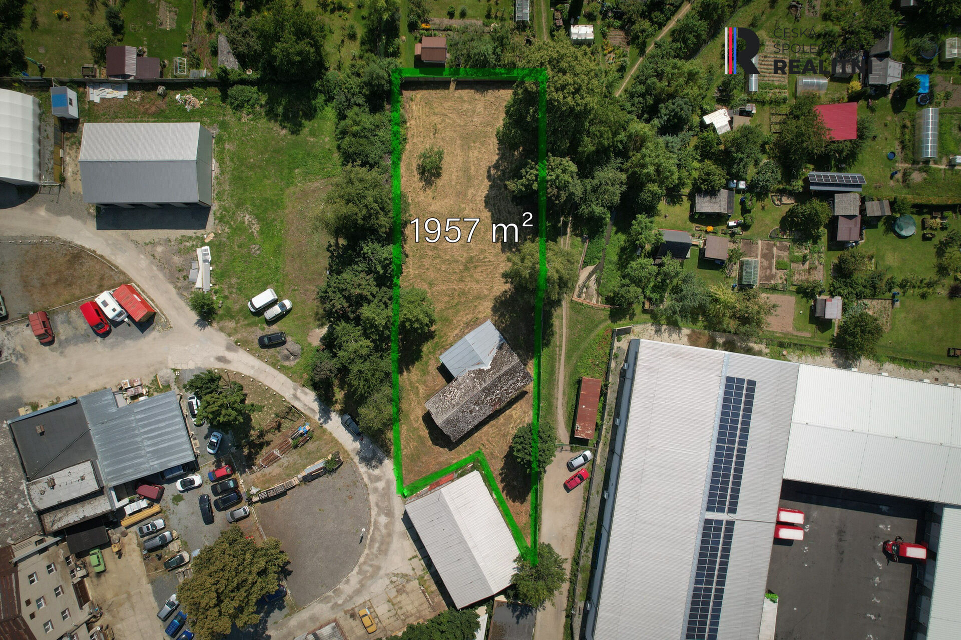 Prodej stavebního pozemku pro bydlení i komerci o rozloze 1957 m2 v Šumperku