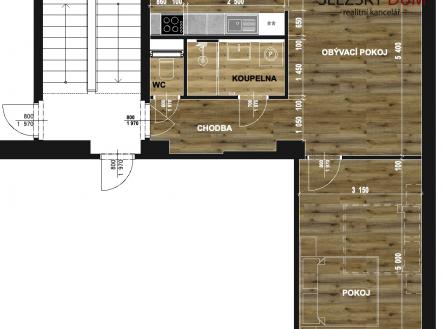 Pronájem bytu, 2+1, 52 m²