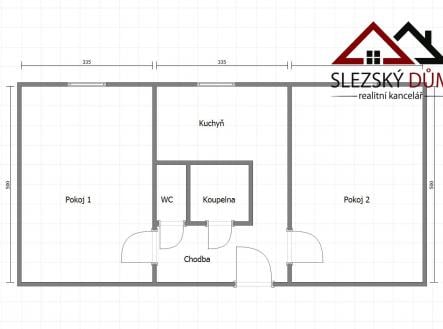 Pronájem bytu, 2+1, 56 m²