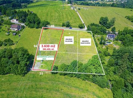 Prodej pozemku, trvalý travní porost, 3 630 m²