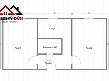 Prodej bytu, 2+1, 54 m²