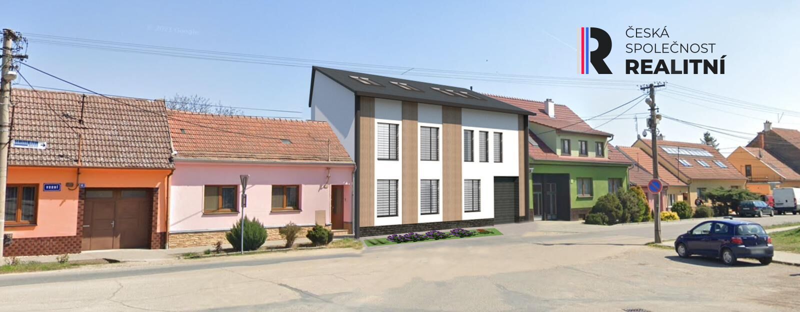 Prodej bytu 3kk, 74m2 + terasa 9m2 -  ulice Vodní, Hrušovany u Brna