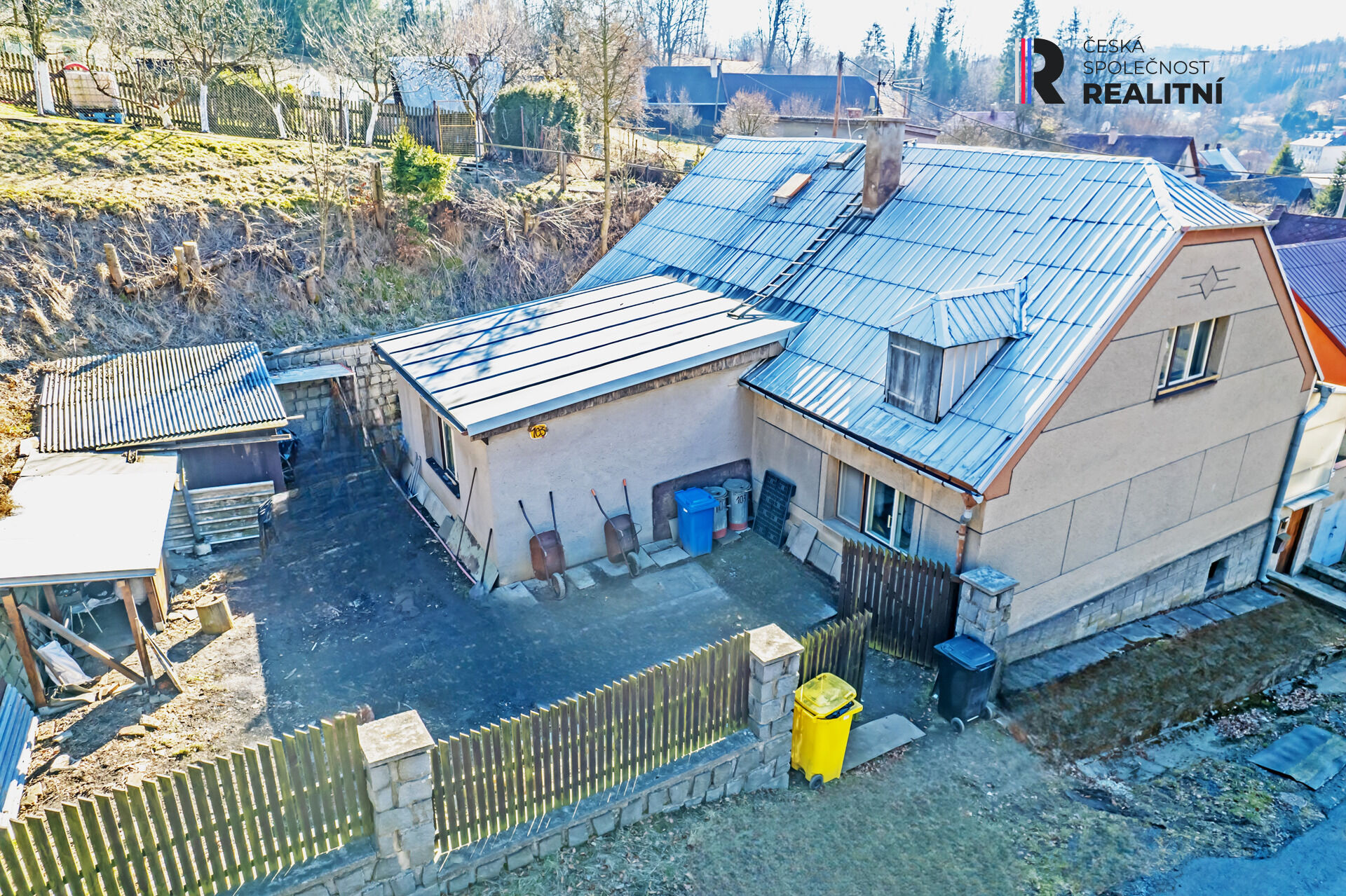 RD 3+1 Domašov nad Bystřicí s rozsáhlým pozemkem a garáží