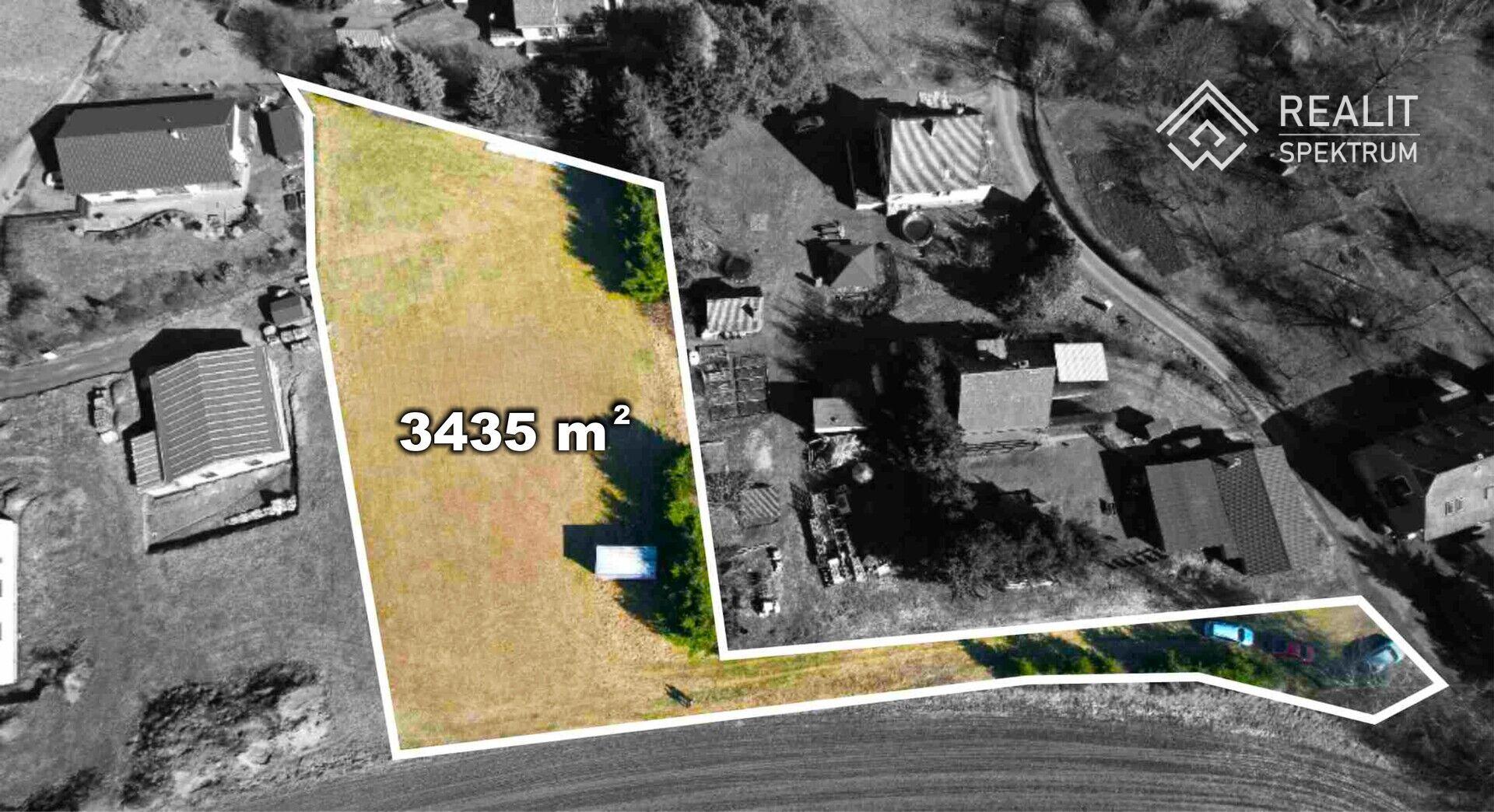 Výjimečný pozemek 3 435 m² v Rudolticích – prostor, soukromí a jistota investice