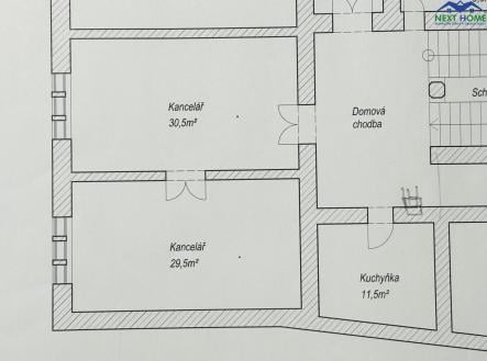 Pronájem - kanceláře, 60 m²