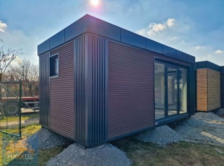 Modulový prefabrikovaný zateplený domek pro komerční účely